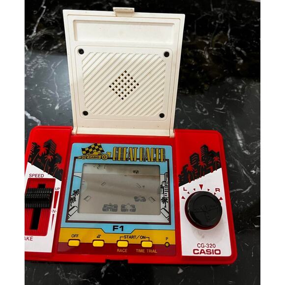 Vintage Casio Car Racing Game CG-320 Great Racer Working Rare - Picture 4 of 6